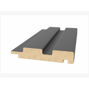 Профиль Финиш МДФ Stella Beats De Luxe Black Lead 2700x77x16 (упак.4шт.)