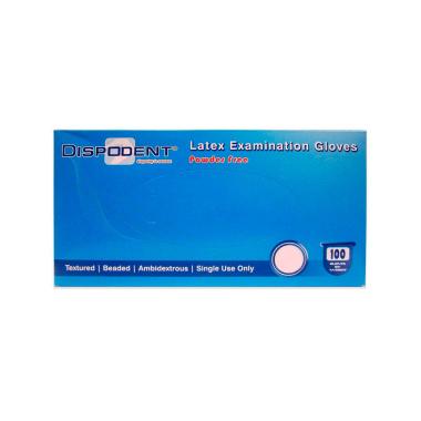 Перчатки латексные Displodent  р.S   (50 пар/уп)