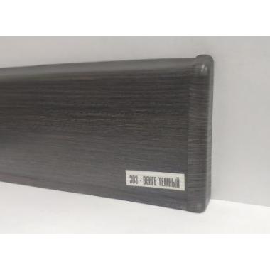 Плинтус 303 Венге темный с мягким краем ДЕКОНИКА 70* 21мм* 2,2 м (20шт/уп)