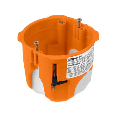 Коробка устан.(подрозетник) 68х50мм СП для ГКЛ пл.лапки TDM