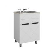 Подстолье Куба 600 (2 дверь) белый, под ум.Фостер 60 Gota Rocio,