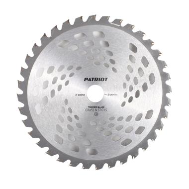 Нож Patriot TBM-36 для триммера (255х25.4 мм, 36 зубьев)
