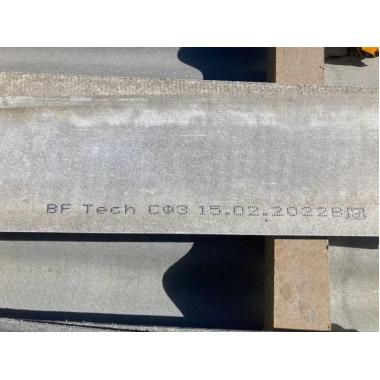 Полоса шиферная 1500*300*8 для грядок