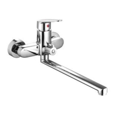 Смеситель д/ванны шар. с изливом F-30см,перекл. душа, ВЫВОД, 227027, Антей