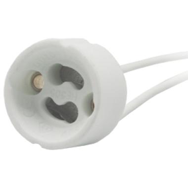 Патрон для ламп GU10 керамический 2x8см Ecola