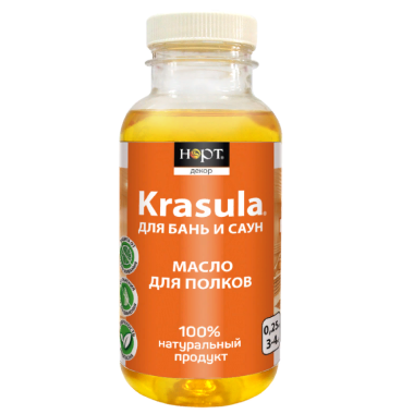 Масло д/полков бани и сауны  0,25кг KRASULA /20/