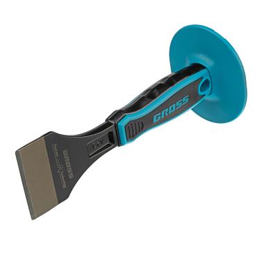 Зубило-конопатка широкое 215 х 60 мм-2-3/8", с протектером, Gross