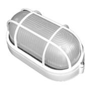 Светильник улич.под лампу НПБ1402 183х123х113мм Белый/овал с реш. 60Вт IP54 TDM