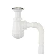 Сифон, 1 1/4*40, с гофрой 40*50, S1010, Aquant