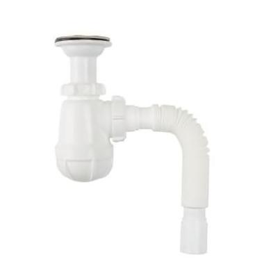 Сифон, 1 1/4*40, с гофрой 40*50, S1010, Aquant