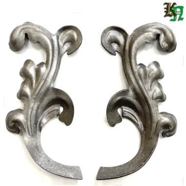 Ковка Лист стальной, штампованный, 200х95х2мм. 1308.03