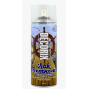 Лак яхтный аэрозольный DECORIX  бесцветн. глянцевый 520мл  Y-32 * НОВИНКА