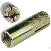 Анкер забивной (цанга), с насечками М6 (10шт/упак)