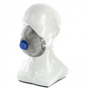 Полумаска фильтрующая формованная "Исток", угольный слой, клапан выдоха, класс защитыFFP1 NR, Россия