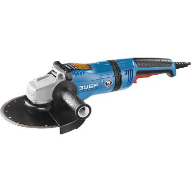 Машина углошлифовальная ЗУБР 230 мм, 2100 Вт,  Профессионал