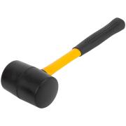 Киянка резиновая, фиберглассовая ручка 65 мм ( 680 гр ) ФИТ