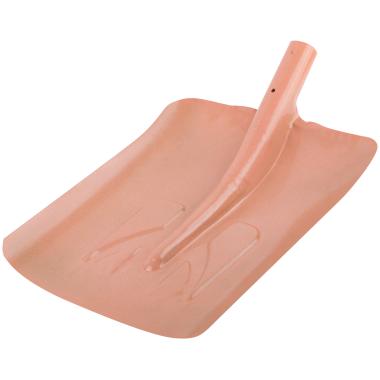 Лопата для уборки снега тротуарная стальная без черенка 340х400 мм Курс