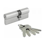 Цилиндр замка Rico 80 (35/45) без вертушки (нет винта крепление цилиндра) Хром