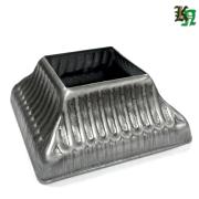 Ковка Основание балясины, 80х80х1мм, кв.40х40мм. 8.8040