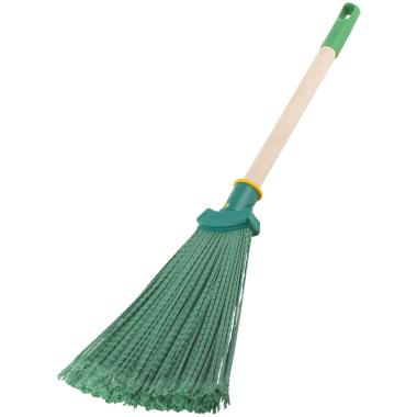 Веник пластиковый с деревянной ручкой 240х660 мм Курс