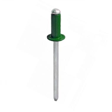 Заклепка 4,0*10 алюм,/сталь SRC зелёная листва (RAL 6002)