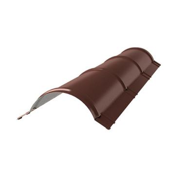 Конек черепичный R. 110*2000, Шоколад (RAL 8017)