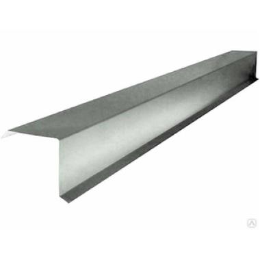 Ветровая планка 250/90, 2,50м, Оцинкованный, (0,625 м/кв), 10 шт./уп.