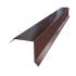 Ветровая планка 250/90, 2,50м, Шоколад (RAL 8017), (0,625 м/кв), 10 шт./уп.