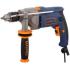 Дрель ударная 850 Вт; 0-2700об/мин; ключевой патрон 1,5-13мм; 2,4 кг; антивибрационная ручка; резиновые вставки; металлический корпус редуктор.Max-pro