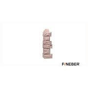 Угол наружный FineBer Камень дикий, терракотовый 485х143х143 мм (10шт/уп)