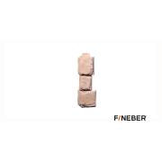 Угол наружный FineBer Камень крупный, терракотовый 459х140х140 мм (10шт/уп)