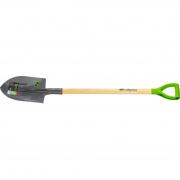 Лопата штыковая, 210 х 290 х 1150 мм, деревянный лакированный черенок, Сибртех