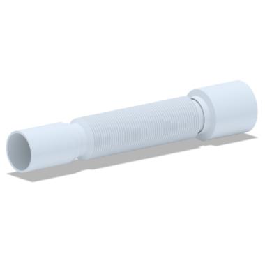 Гофрированная труба, 40*40/50, 220-375мм, б/гайки, укороч., К435, АНИпласт