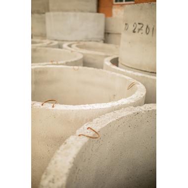 Кольцо стеновое КС 15.9, 1100 кг (с готов. отверситем 160мм)