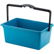 Ведро малярное 8 л, пластиковая ручка синее, FIT РОС