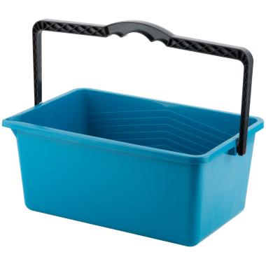 Ведро малярное 8 л, пластиковая ручка синее, FIT РОС