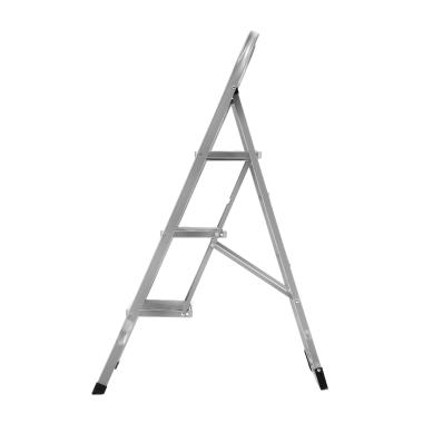 Стремянка 3 ступени стальная антикор 1,16м (h площадки0,7м), широкие ступени, до 150 кг,Сибртех