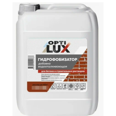 Добавка водоотталкивающая Гидрофобизатор Оптилюкс 1л.