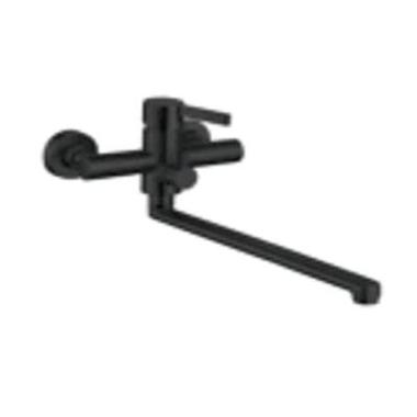 Смеситель для ванны шаровый с изливом F-35см, перекл. душа, черный,G016094, Gota Rocio