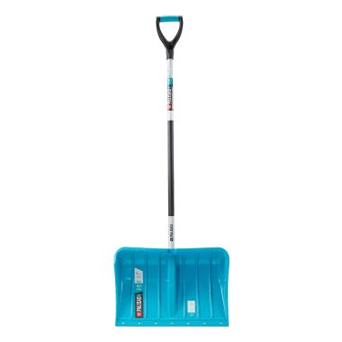 Лопата для уборки снега 540х375х1420мм полипропилен до-50°C, стальной черенок, LuxePalisad_ГАРАНТИЯ*