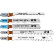 Набор полотен для электролобзика 5 шт. (t111c; t101br; t101ao; t118a; t118b) ФИТ