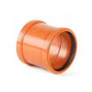 Муфта 110 мм. (ремонтная), рыжая