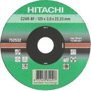 Круг отрезной по камню НITACHI 125 х 3,0 х 22,2 FLAT плоский