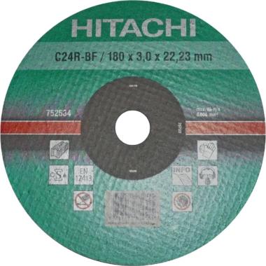 Круг отрезной по камню НITACHI 180 х 3,0 х 22,2 FLAT плоский