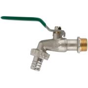 Кран водозаборный, латунный сплав 1/2''