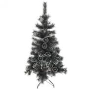 Елка "Звездная пыль" 150 см, леска, темный иней, 150 ветки, 184-503