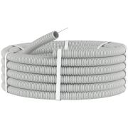 Труба гофрированная ПВХ 25мм серый (Бухта 25м)