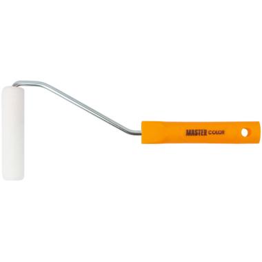 Валик с ручкой D 15 мм, полиэстр филт, ворс 5 мм, ручка 27 см желт., 100 мм Master Color