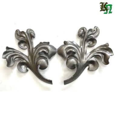 Ковка Лист стальной, штампованный, 162х130х1,2мм. 1300.04