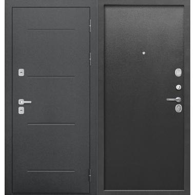 Дверь мет.ISOTERMA (терморазрыв) Серебро металл/металл (860мм) левая "Ferroni"